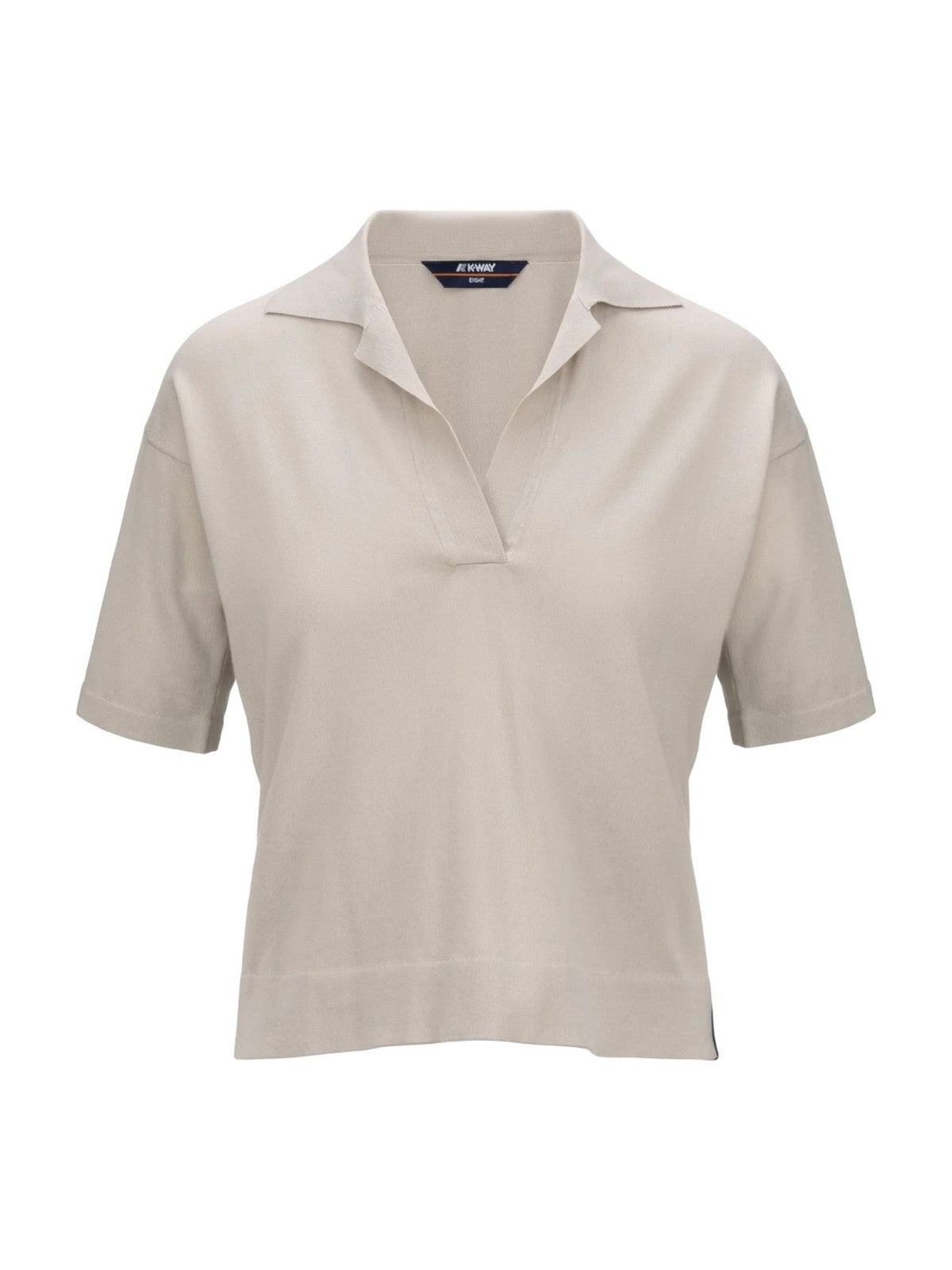 K-WAY T-Shirt e Polo Donna Marlhes K4123RW 634 Beige gioboutiqueweb
