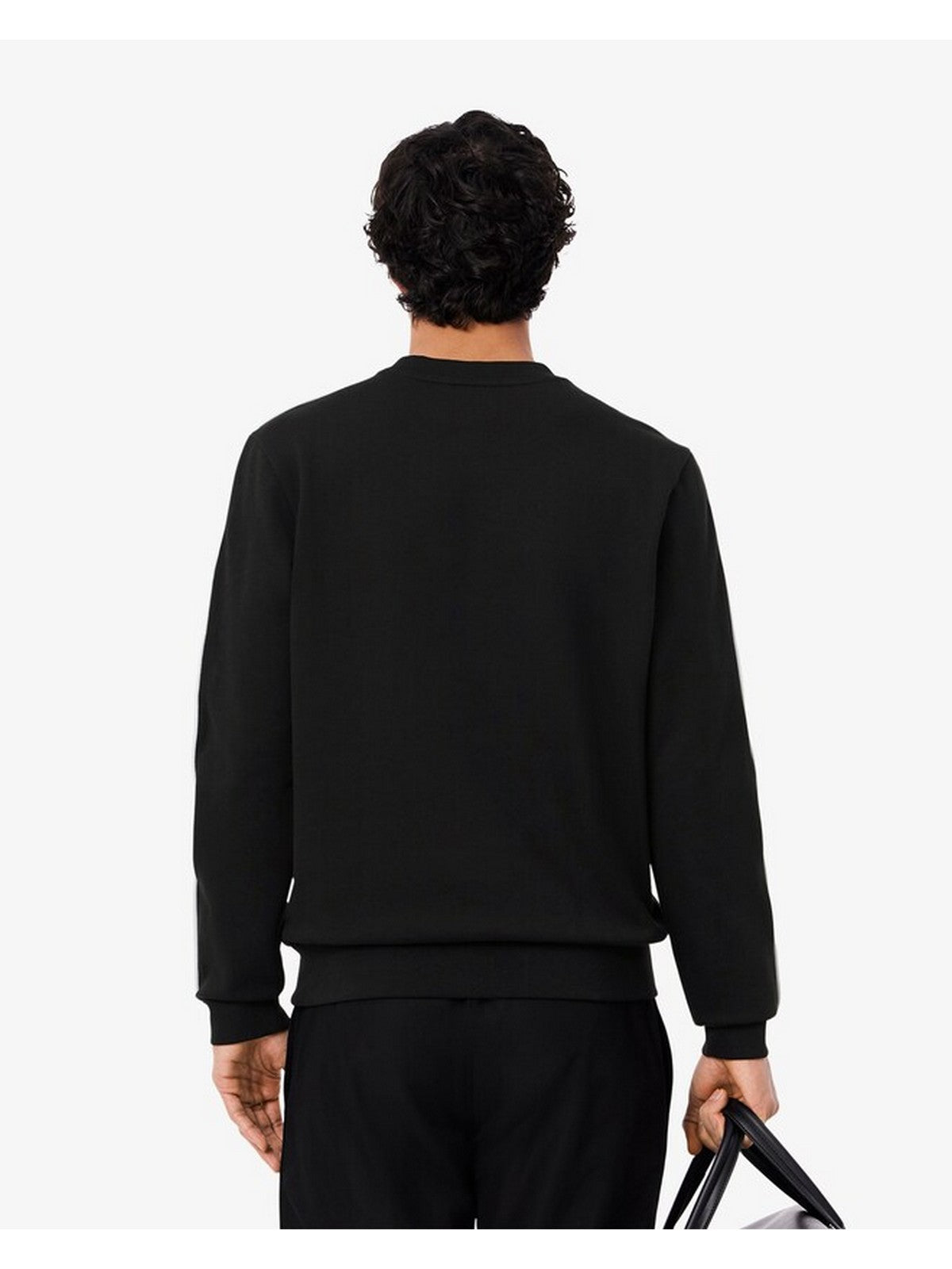 LACOSTE Felpa Uomo SH9818 031 Nero gioboutiqueweb