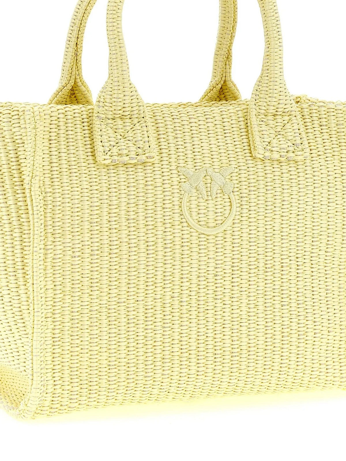 PINKO Borsa Donna BEACH SHOPPER MINI RAFIA 106832-A39Y C39 GIALLO PASTINACA