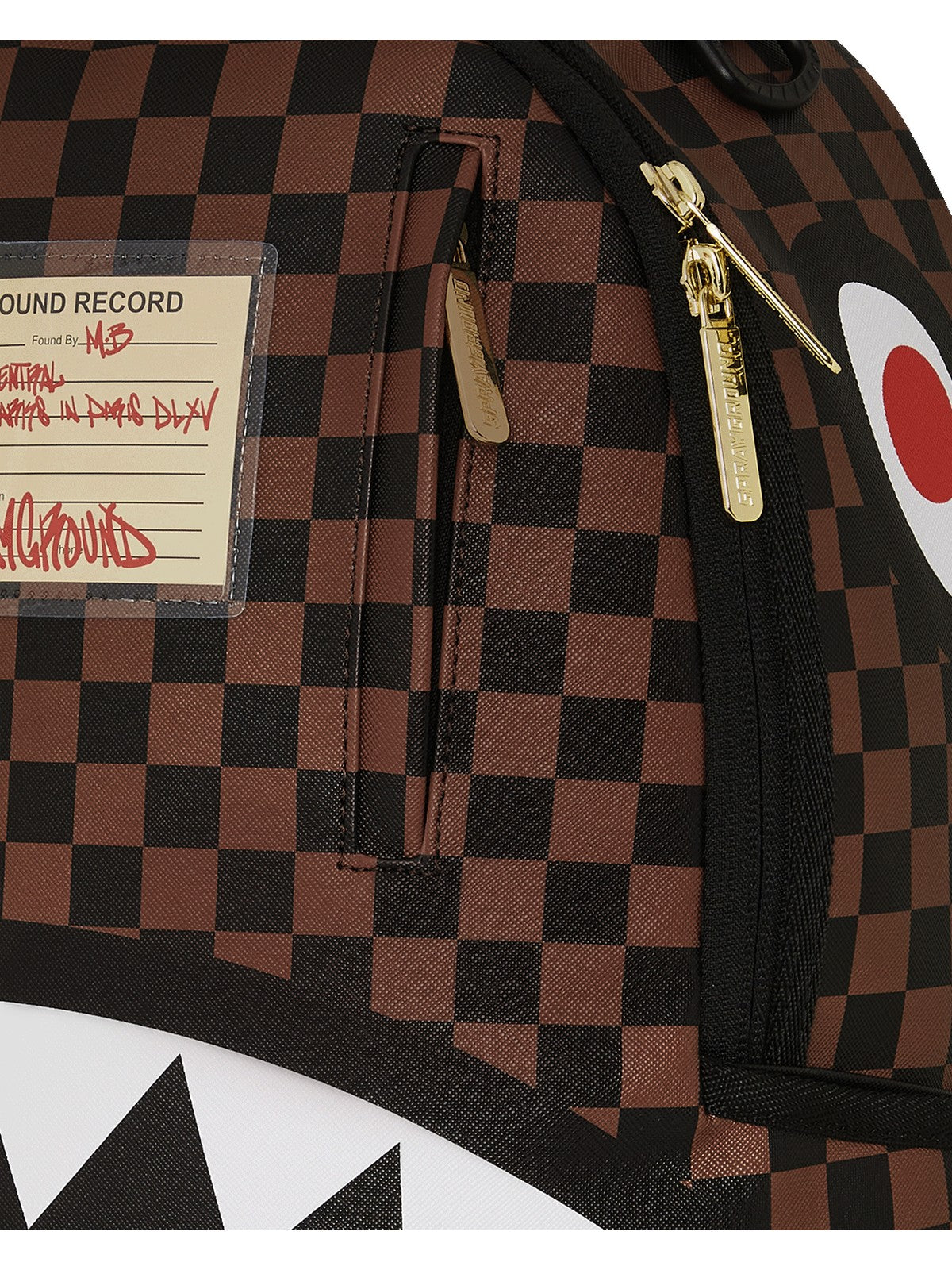 SPRAYGROUND Zaino Uomo SHARKS IN PARIS LOST & FOUND BACKPACK 910B7687NSZ MARRONE gioboutiqueweb