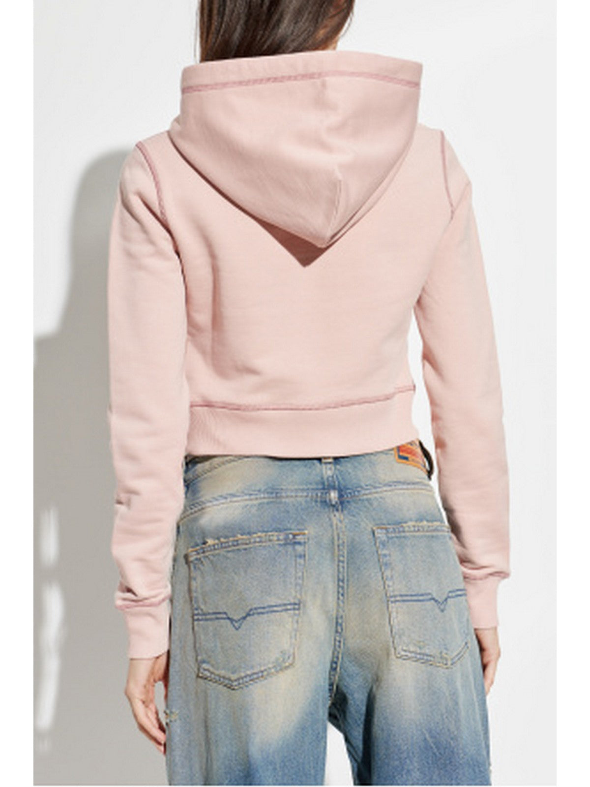 DIESEL Felpa Donna F-SLIMMY-HOOD-S5 FELPA A21952 0NSEX 33L 655 - MAUVE