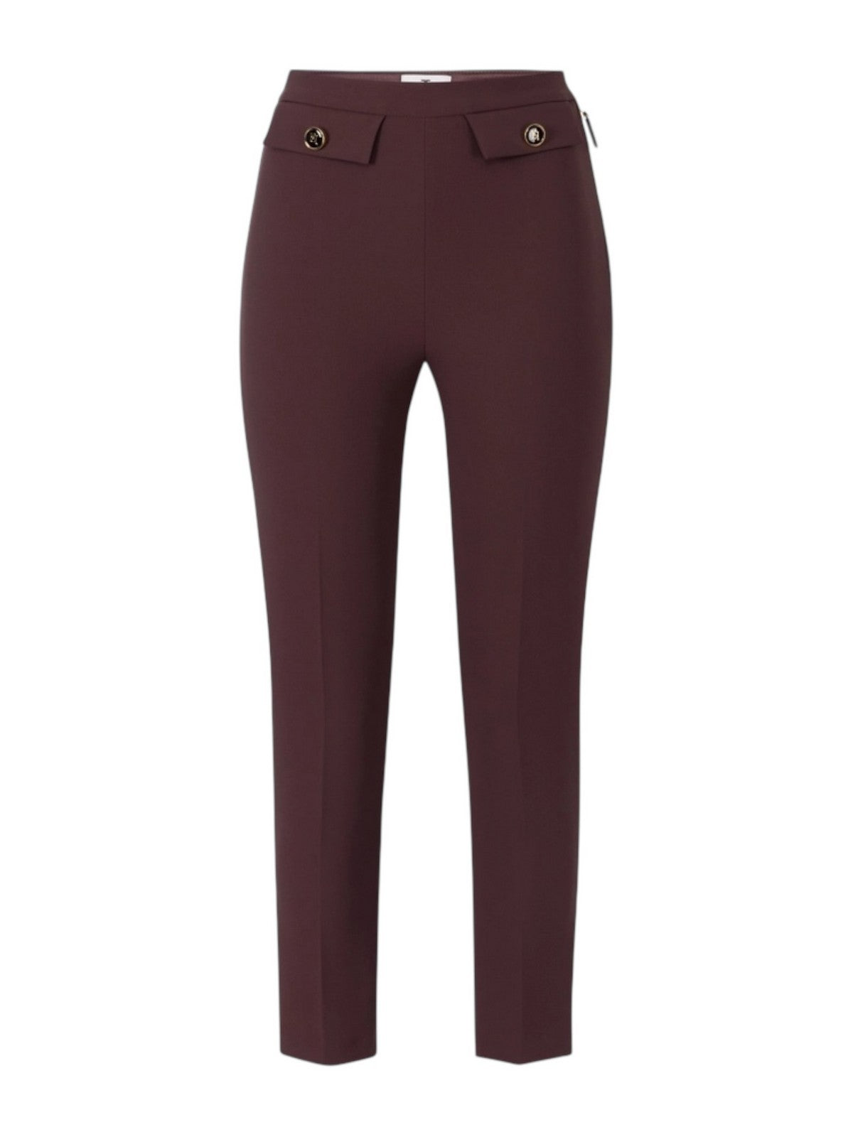 ELISABETTA FRANCHI Pantalone Donna PA12056E2 EA4 MERLOT gioboutiqueweb
