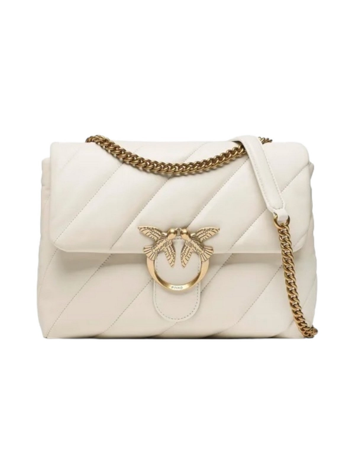 PINKO Borsa Donna Love puff big 100037-A0F2 Z14Q Bianco gioboutiqueweb