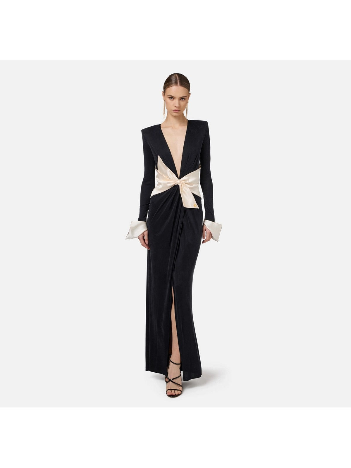 ELISABETTA FRANCHI Abito Donna AB64446E2 685 Nero gioboutiqueweb