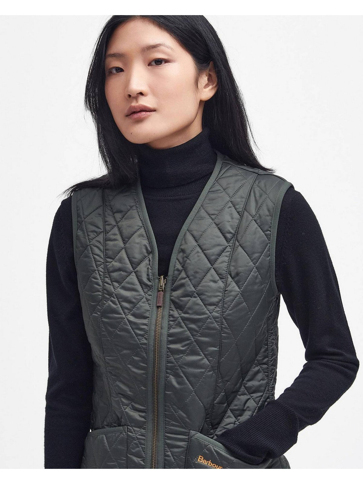 BARBOUR Damenweste FLEECE BETTY LINER LLI0003 OL71 DARK OLIVE