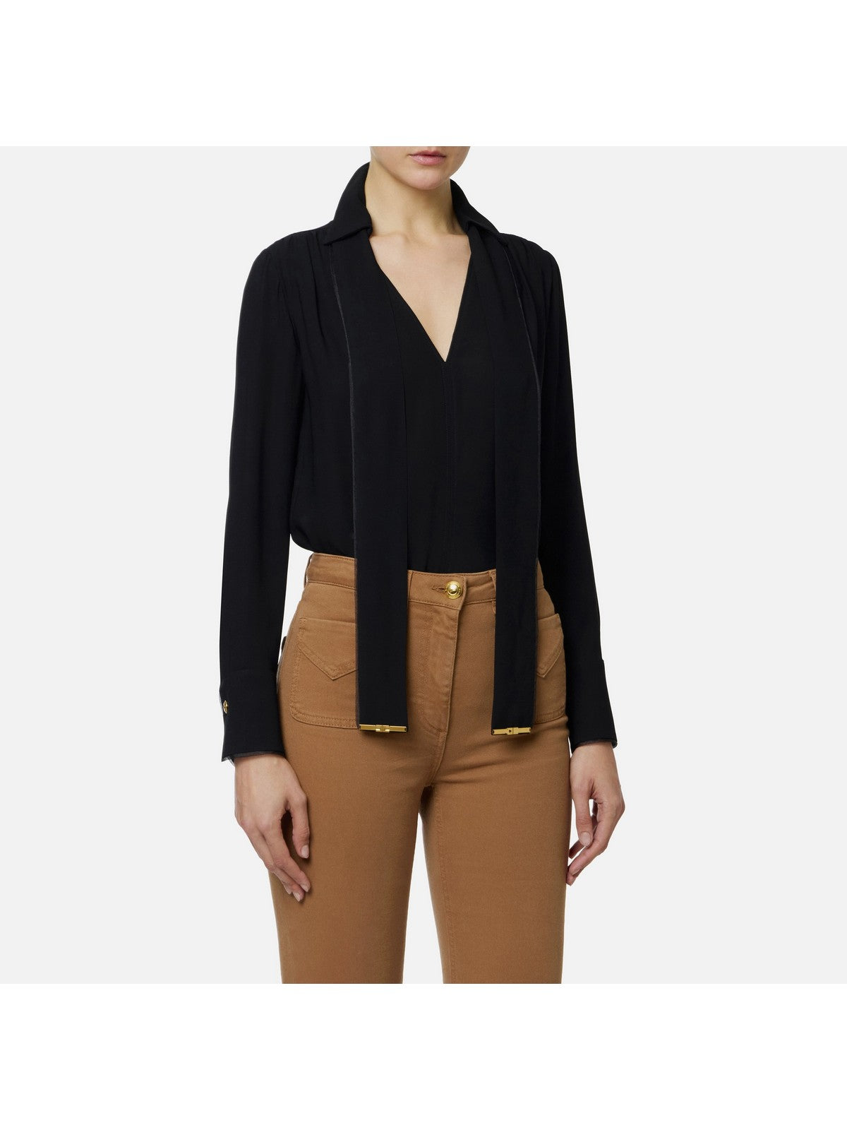 ELISABETTA FRANCHI Camicia Donna CA14661E2 110 Nero