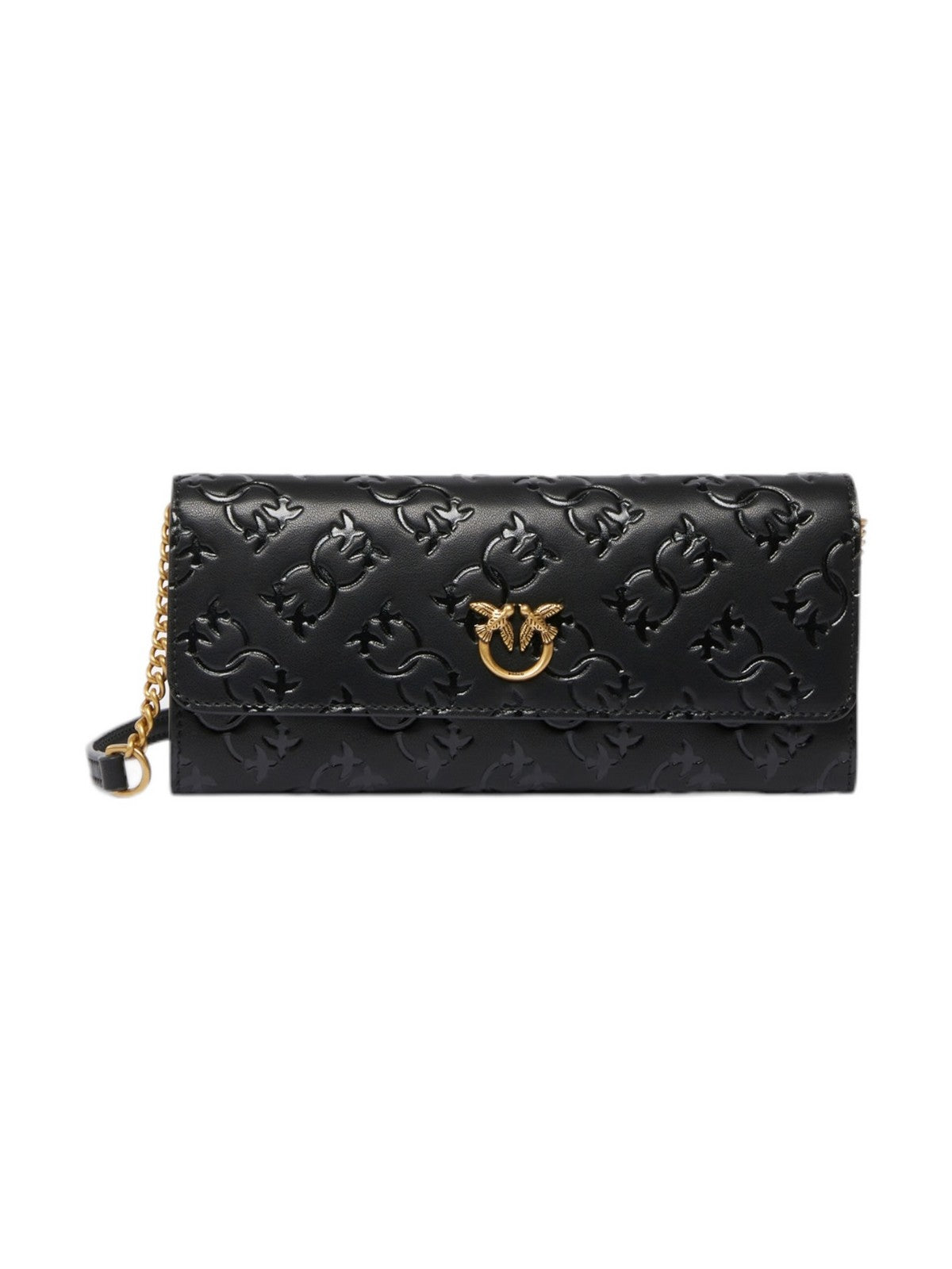 PINKO Borsa Donna Love Tiny Birds Wallet C Vitel 103765-A1YB Z99Q Nero gioboutiqueweb