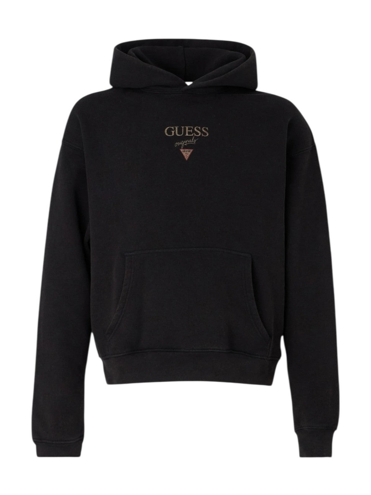 GUESS Felpa Uomo GO BAKER LOGO HOODIE M5BQ42 K4110 JTMU JET BLACK MULTI
