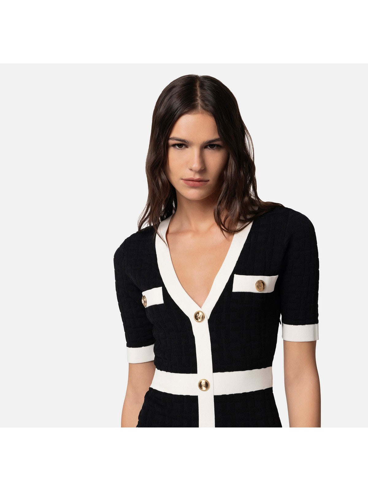 ELISABETTA FRANCHI Abito Donna AM81B42E2 110 Nero gioboutiqueweb