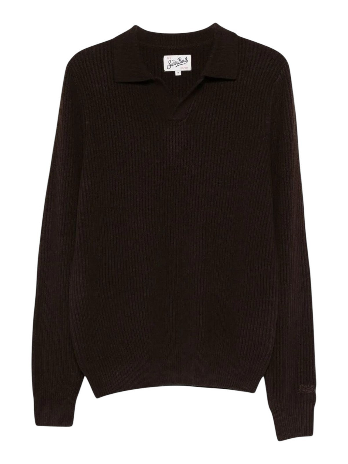 MC2 SAINT BARTH Maglione Uomo DOWNING WOOL 00029I 18H DARK BROWN