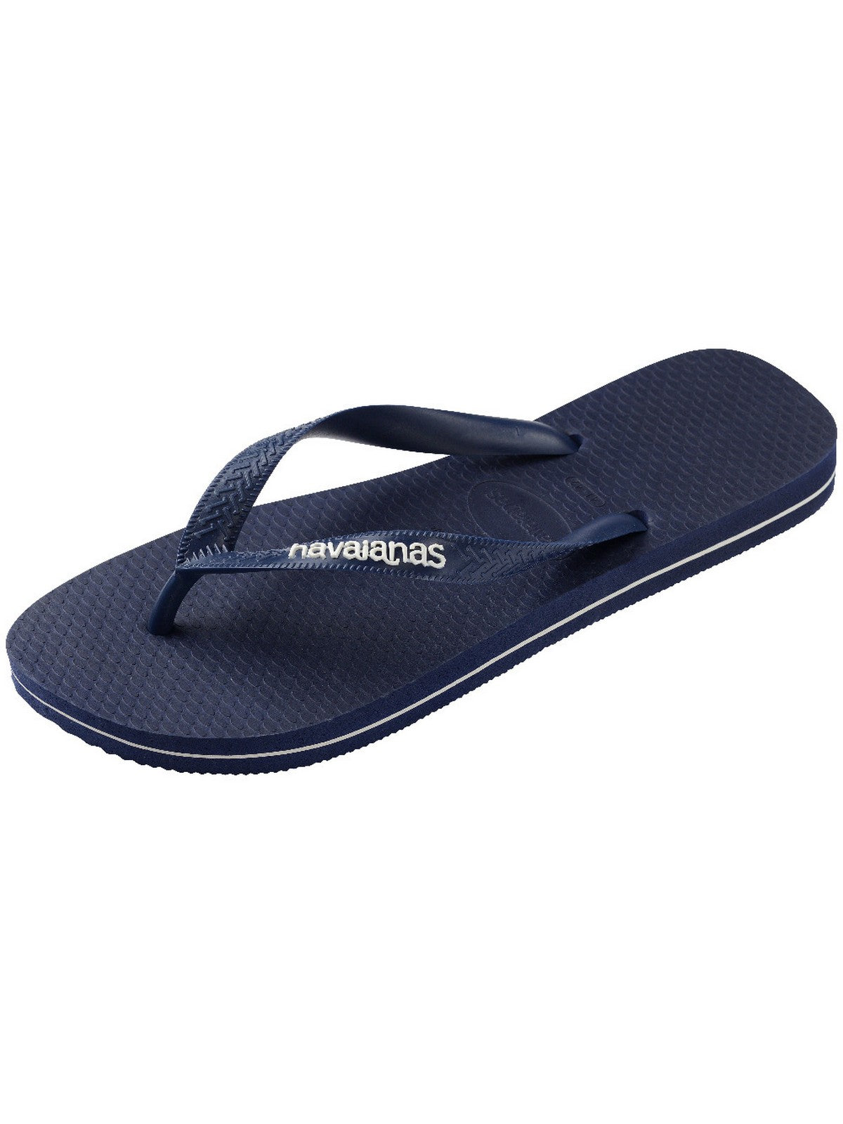 HAVAIANAS Infradito Uomo Hav. Top rubber Logo filette 4148756.0555 Blu gioboutiqueweb