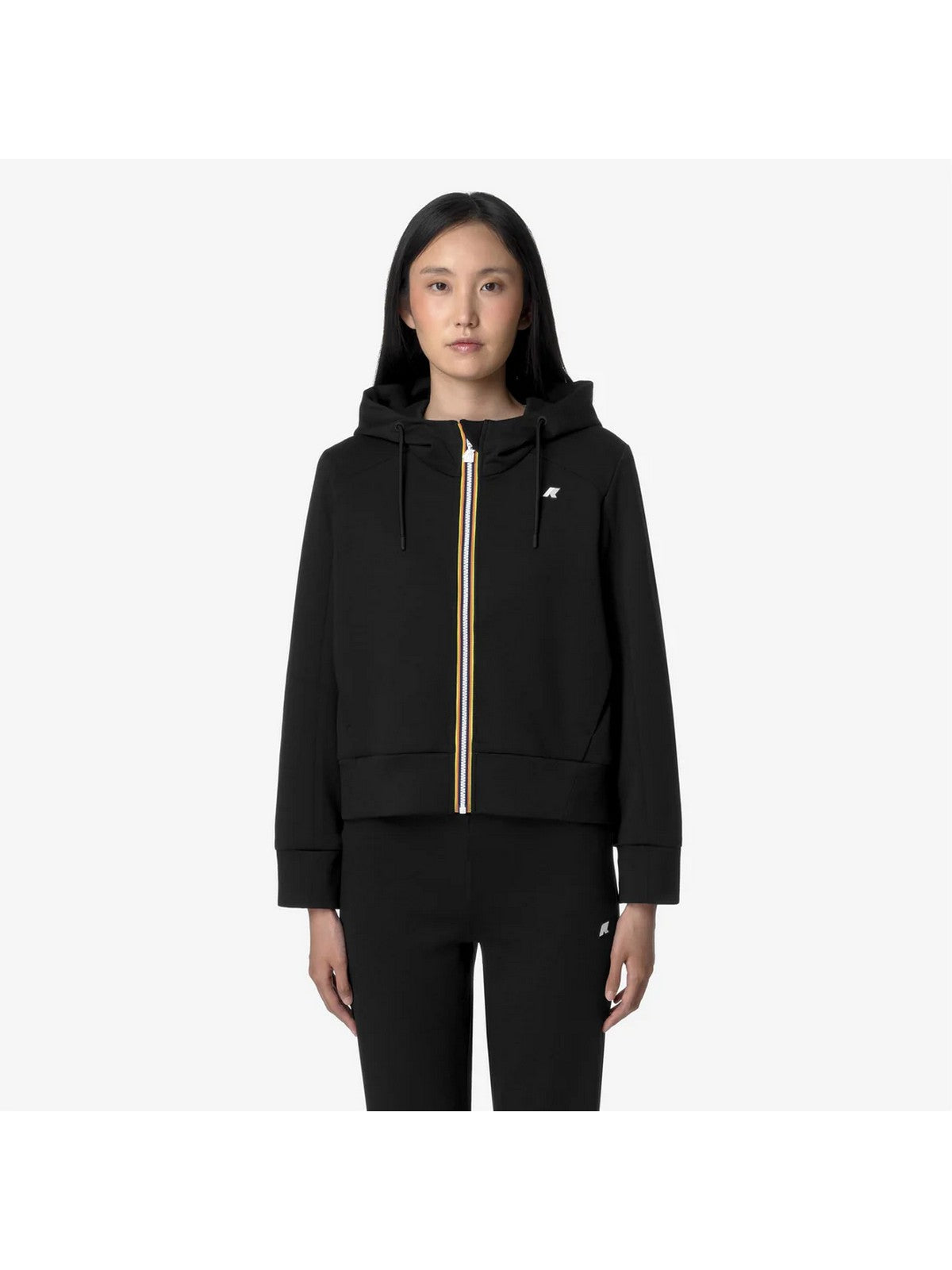 K-WAY Giubbino Donna DIVINE LIGHT SPACER K2132CW USY BLACK PURE gioboutiqueweb