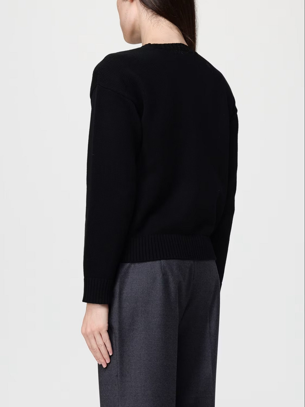 LAUREN RALPH LAUREN Maglione Donna RIEDNEE-LONG SLEEVE-PULLOVER 200P01410 001 BLACK MULTI