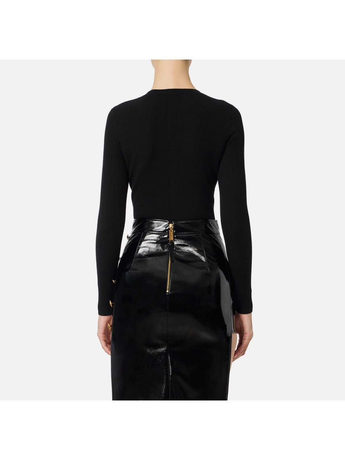 ELISABETTA FRANCHI Maglia Donna MK12B56E2 110 Nero gioboutiqueweb