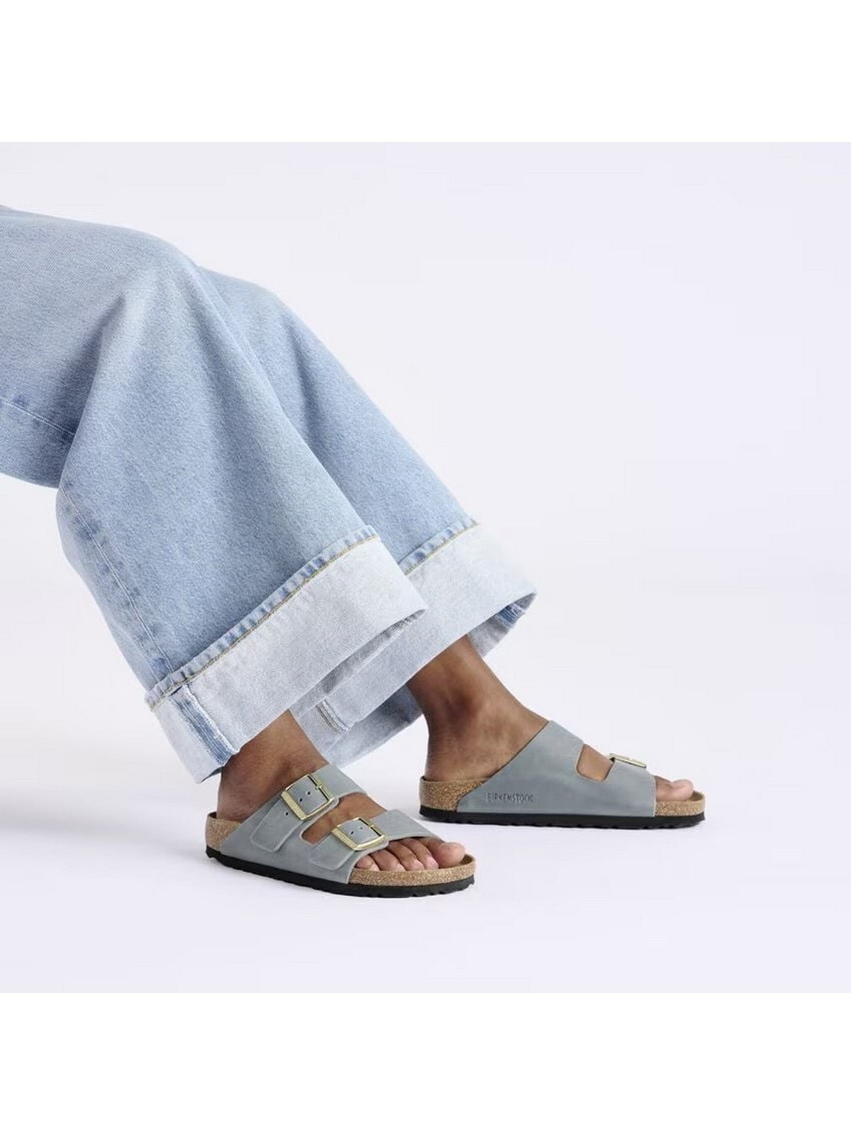 BIRKENSTOCK Sandalo Donna Arizona basalt gray, Oiled Leather 1029253 Grigio