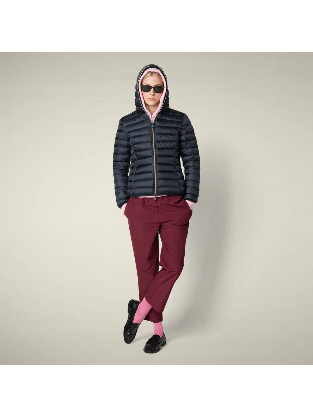 SAVE THE DUCK Piumino Donna Alexis D33620W IRIS21 90010 BLUE BLACK