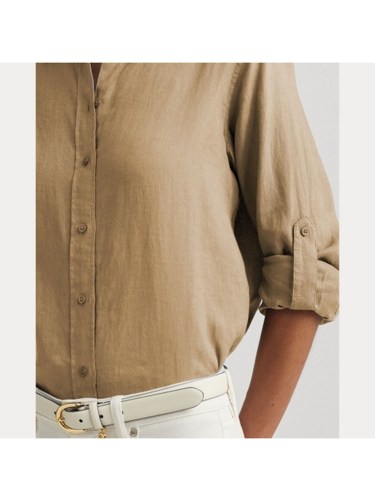 LAUREN RALPH LAUREN Camicia Donna Karrie 200782777 060 Marrone gioboutiqueweb