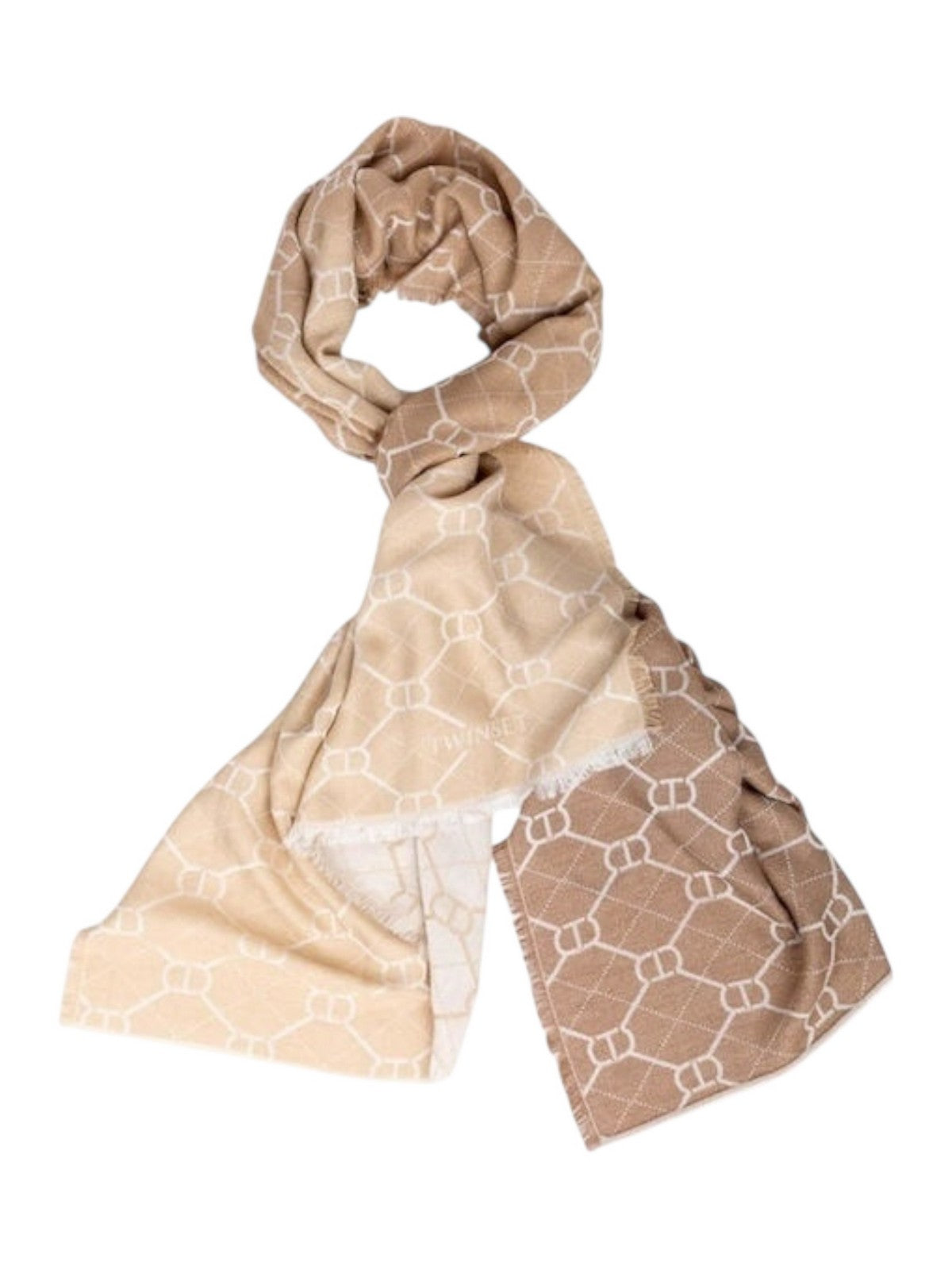 TWINSET Sciarpa Donna SHADED LUREX SCARF 252TA4210 12129 NATURAL BEIGE