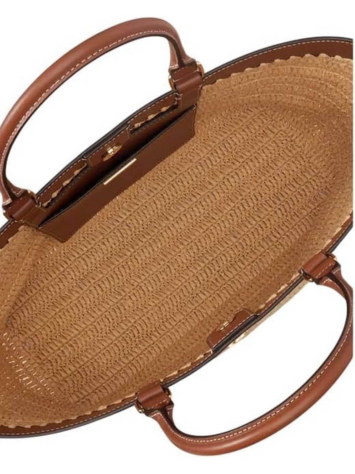 LAUREN RALPH LAUREN Borsa Donna KYLA TOTE-TOTE-LARGE 431982183 001 NATURAL/LAUREN TAN