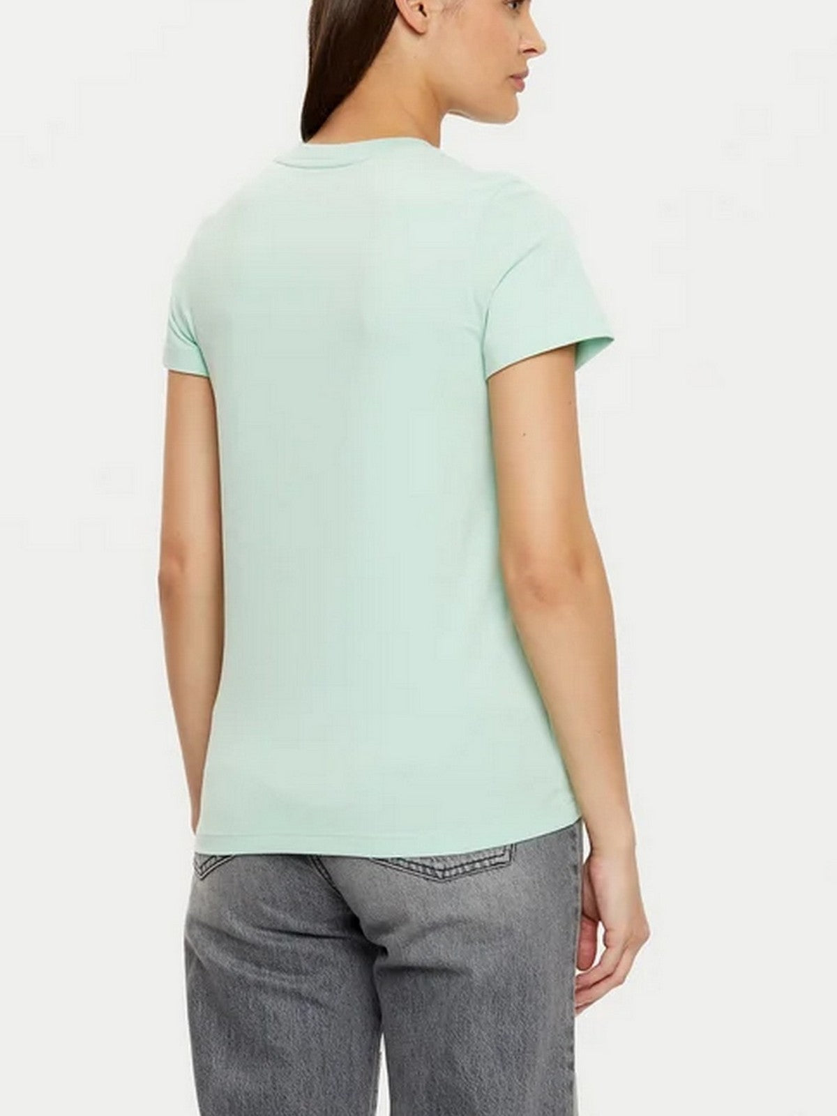 GUESS T-shirt Donna GJ SS CN REG MINI TRIANGLE TEE W4YI10 J1314 G8FG HOPE GREEN gioboutiqueweb