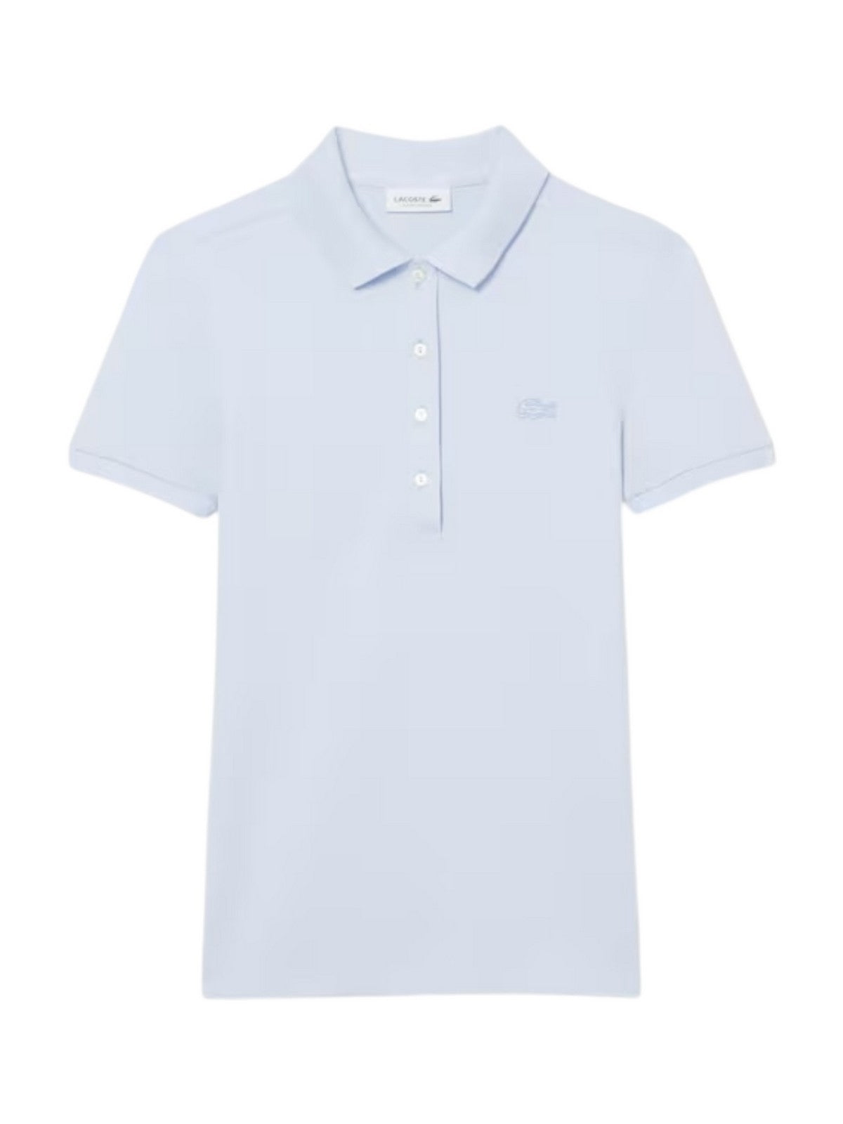 LACOSTE Polo Donna PF5462 J2G BLU CHIARO