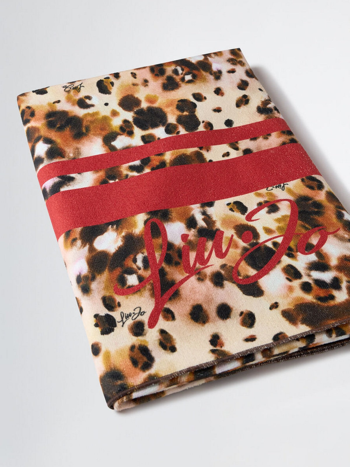 LIU JO BEACHWEAR Telo mare Donna VA5200T0300 M9145 St.animal rouge gioboutiqueweb