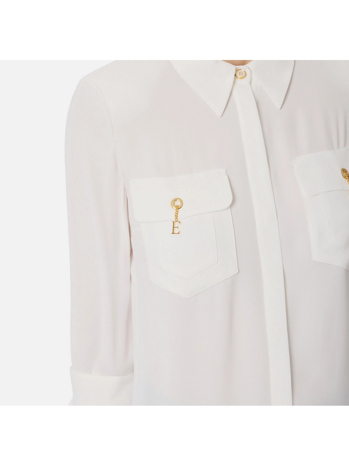 ELISABETTA FRANCHI Camicia Donna CA12256E2 360 Avorio