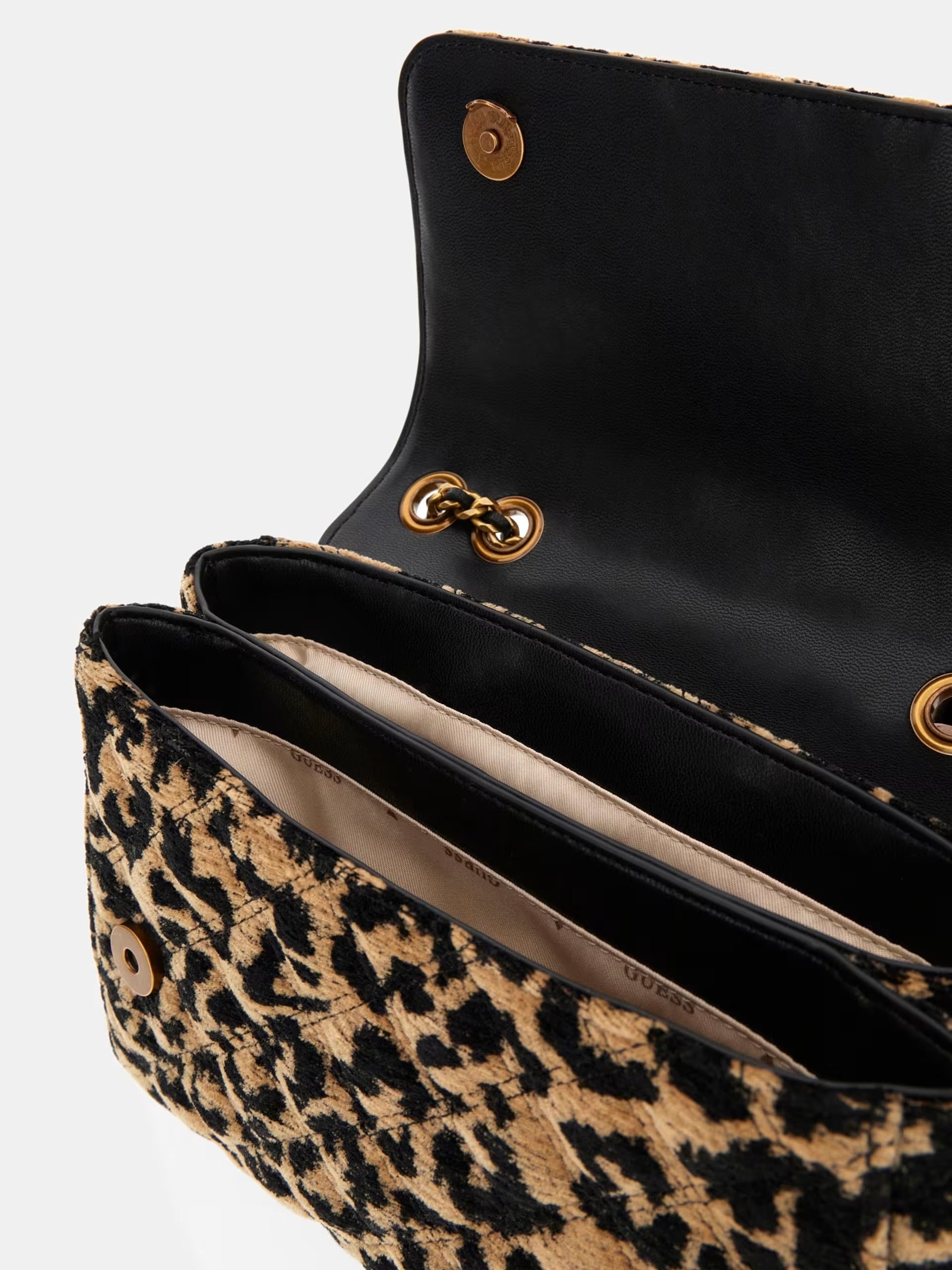 GUESS Borsa Donna GIULLY II 2 COMP CNVRTBLE FLAP HWLG96 73200 DRP DARK LEO