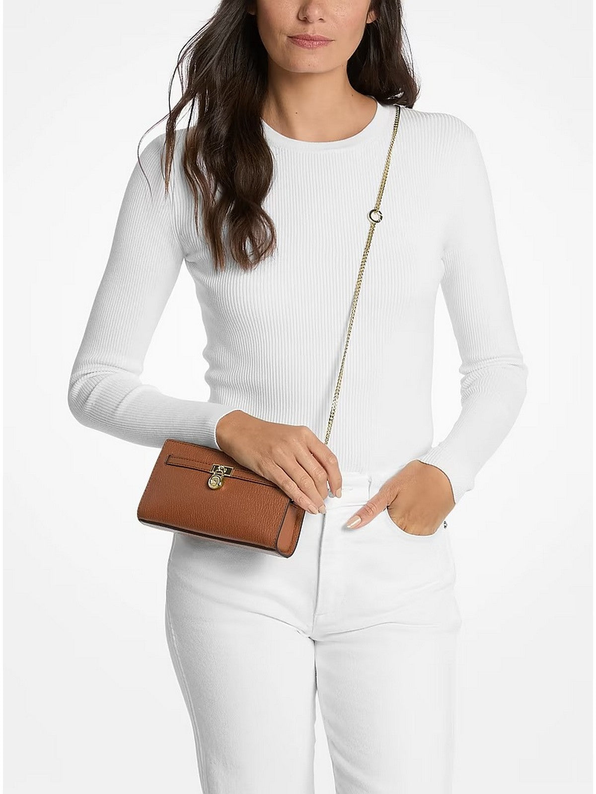 MICHAEL KORS Borsa Donna HAMILTON MODERNE 32F5GNXC0L 230 LUGGAGE