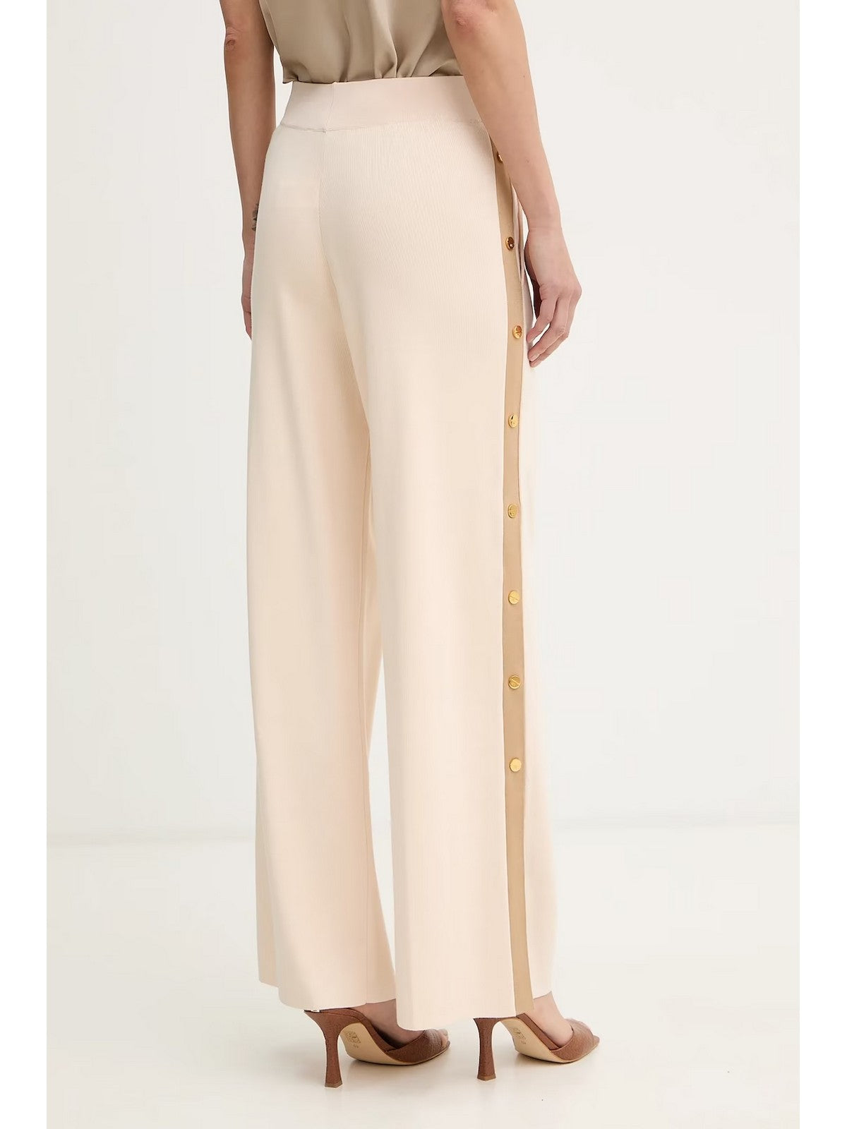 ELISABETTA FRANCHI Pantalone Donna KP74S61E2 U69 BURRO/CAMMELLO