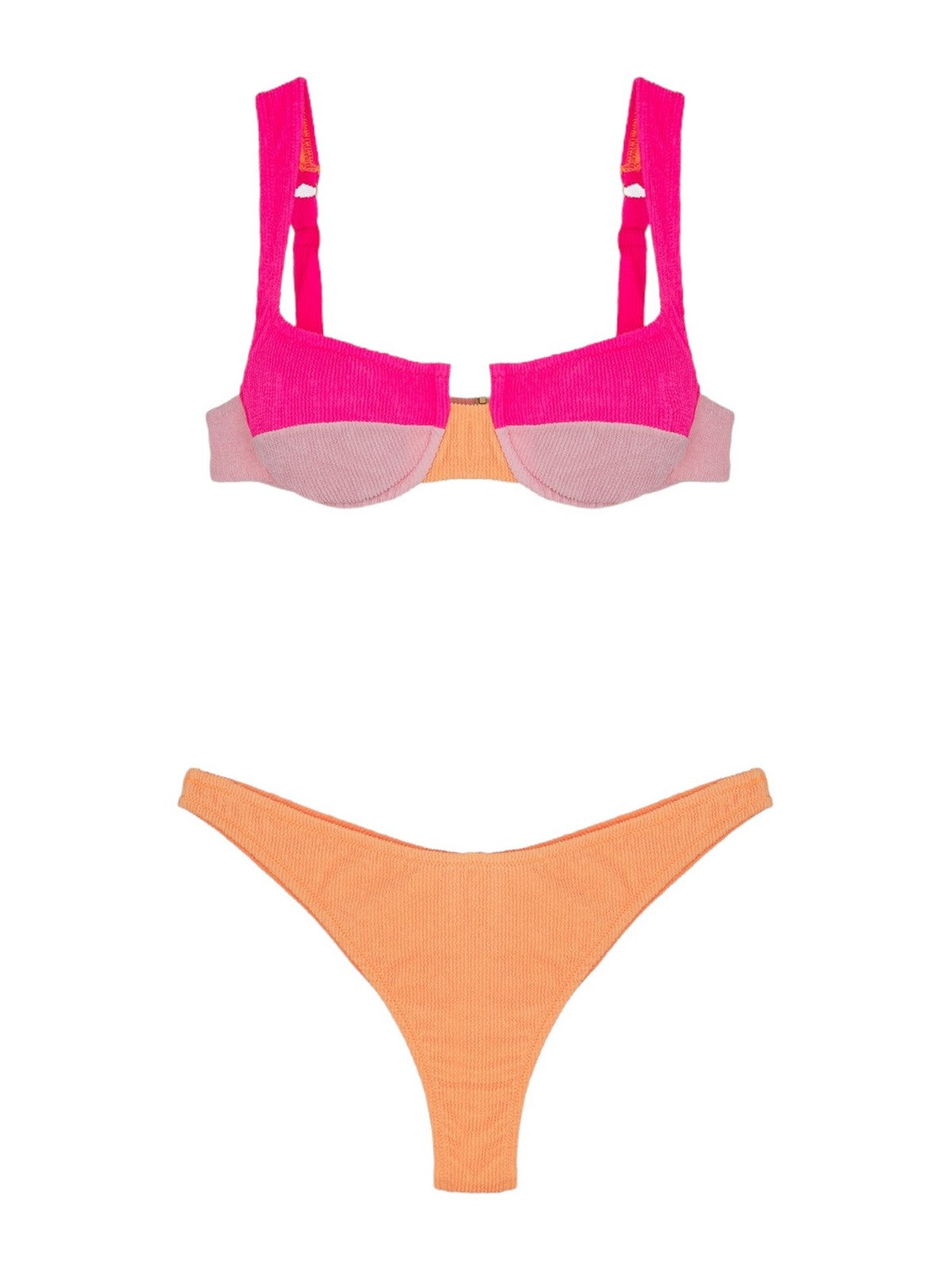 Ja był kostium kąpielowy dla kobiet MF24-0211pk Pink