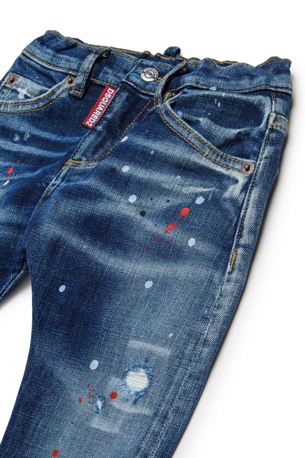 DSQUARED2 KIDS Jeans Unisex bambino DQ01TC D0AFU DQ01 BLUE DENIM