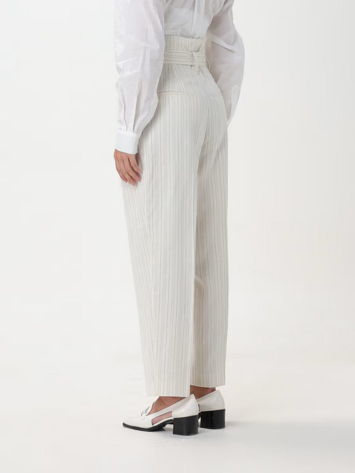 LIU JO BLACK Pantalone Donna CA4320T3790 N9037 Bianco gioboutiqueweb