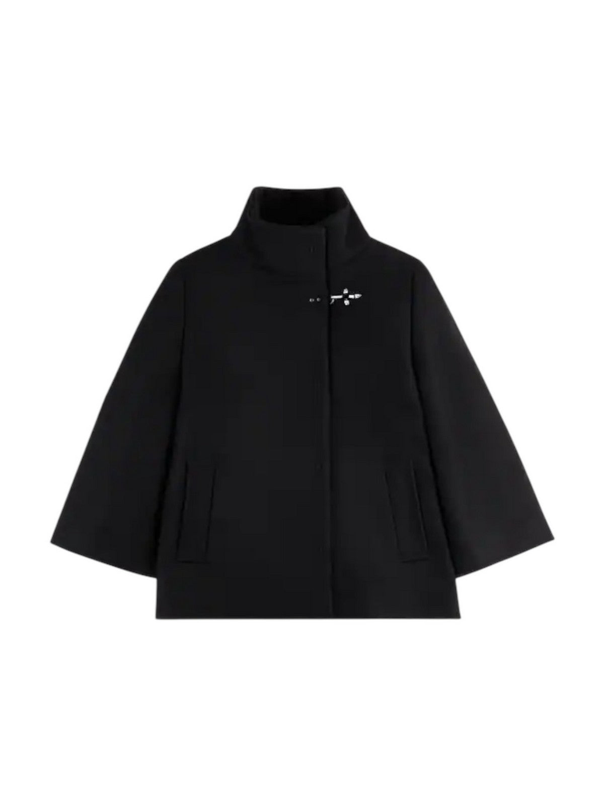 FAY Cappotto Donna NAW12514490SGLB999 Nero gioboutiqueweb
