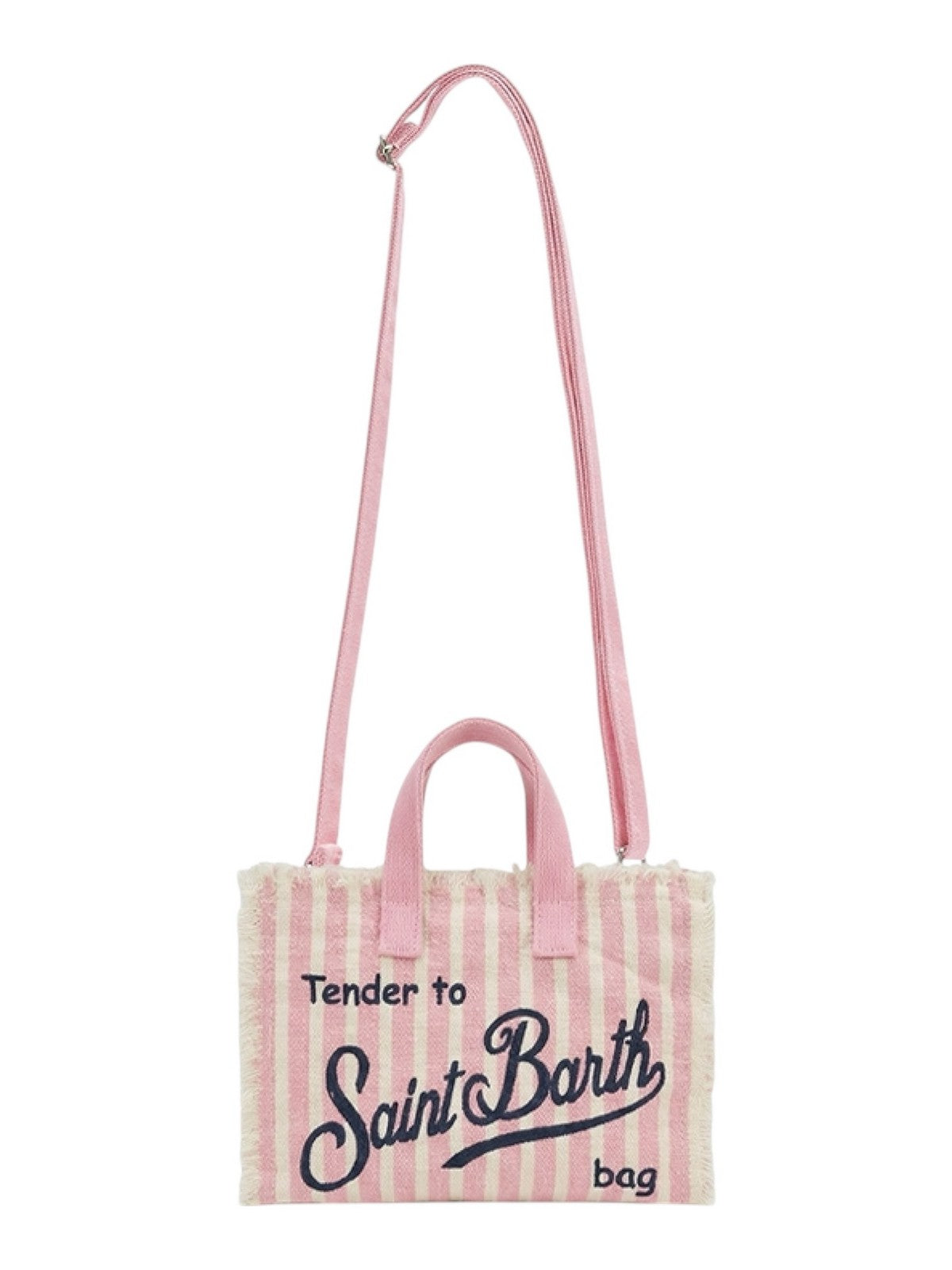 MC2 SAINT BARTH Pochette Donna PHONE BAG LINEN 00397L LINEN STRIPES V 21