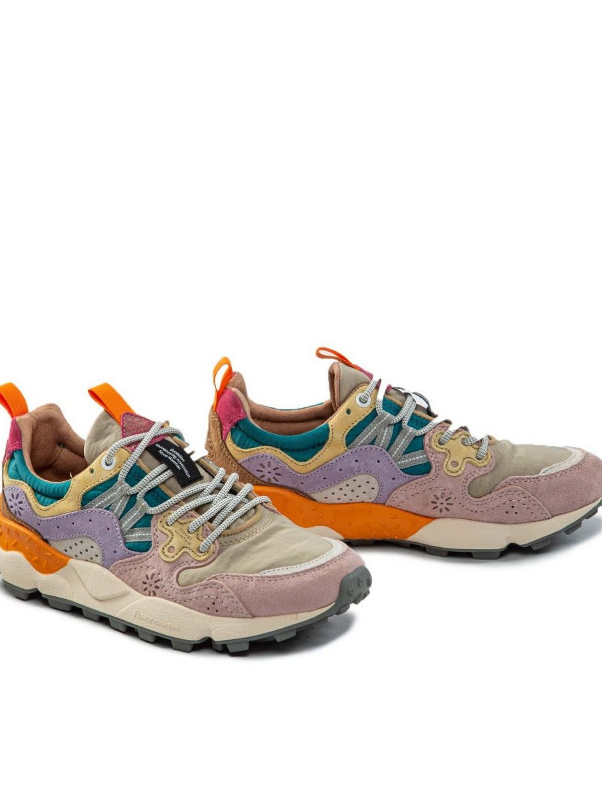 Trampki damskie FLOWER MOUNTAIN YAMANO 3 WOMAN 2017817-01-3M51 JASNY RÓŻ-LILA-PETROL