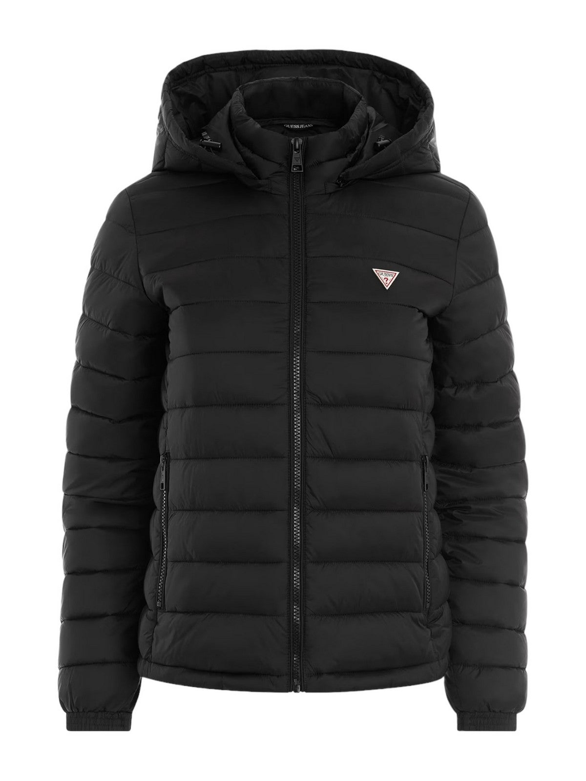 GUESS Piumino Donna GJ HOODED PUFFER W4YL00 WG922 JBLK Nero gioboutiqueweb