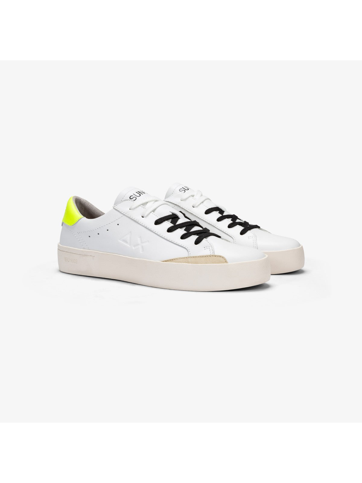 Sun68 Sneaker Men Street Leather Z34140 0163 White