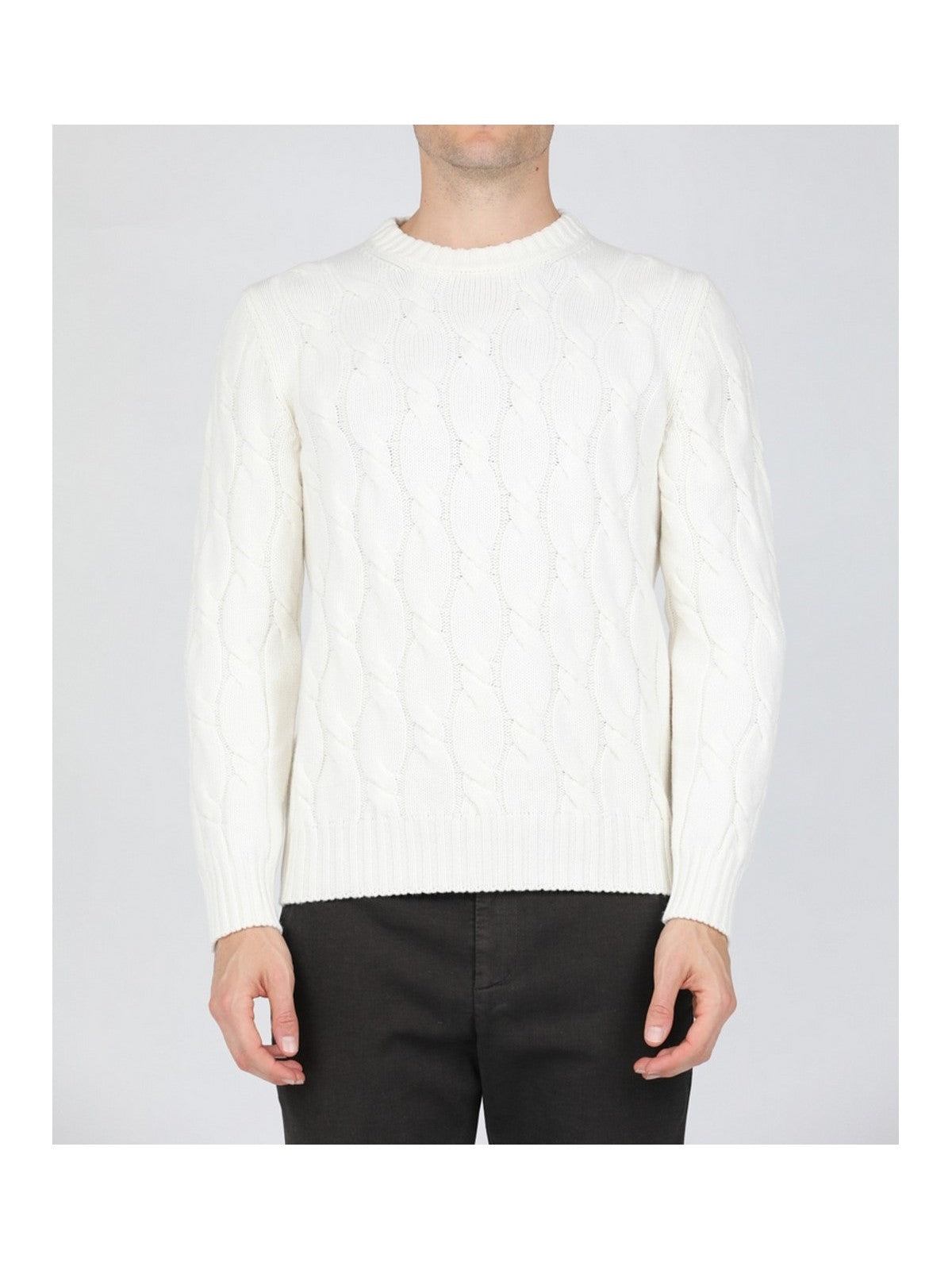 GRAN SASSO Maglione Uomo 13186/19659 001 Bianco gioboutiqueweb