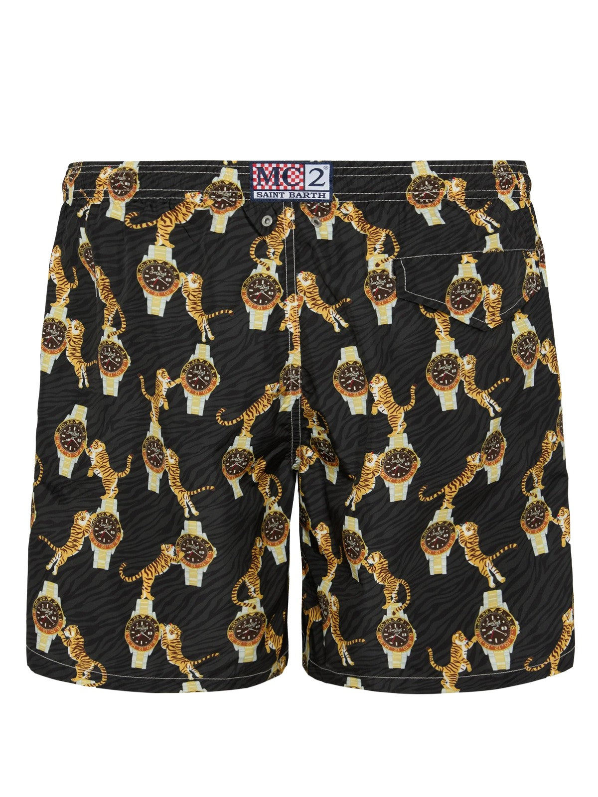 MC2 SAINT BARTH Costume da bagno Uomo LIGHTING 02191H TIGER WATCH 00