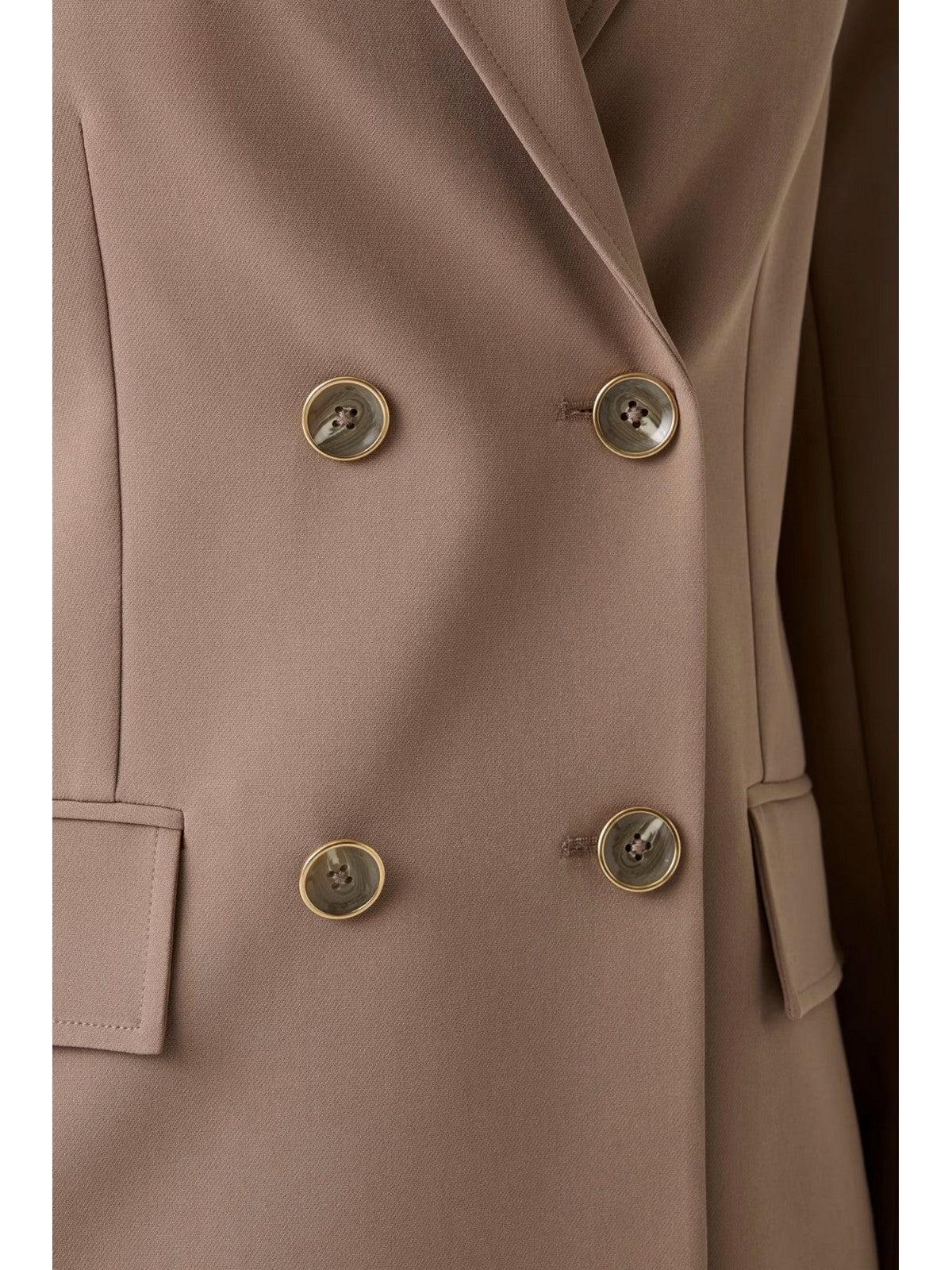 GUESS Giacca Donna NAUSICA DOUBLE BREAST BLAZER W6RN44 WH9Y2 G1EC WALNUT SHELL