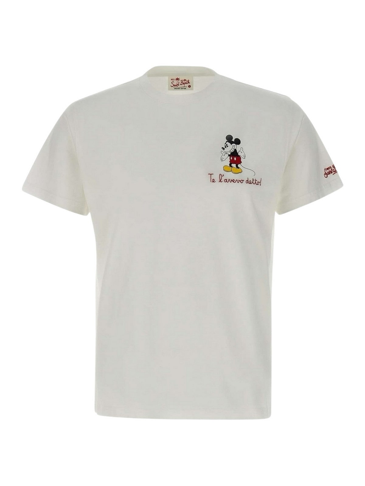 MC2 SAINT BARTH T-shirt Uomo TSHIRT MAN 05106H MICKEY DETTO 01N EMB gioboutiqueweb