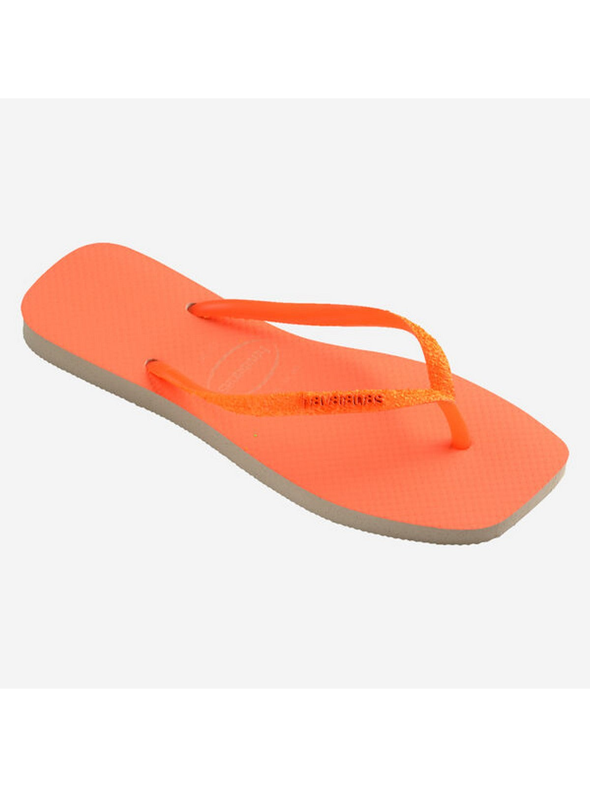 HAVAIANAS Infradito Donna Hav. Square Glitter Neon 4148927.9897 Arancione gioboutiqueweb