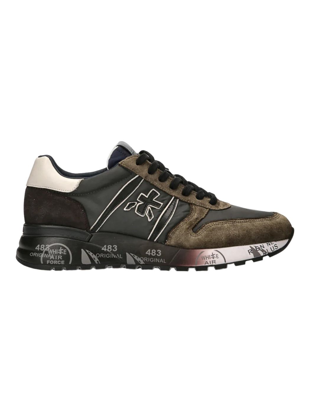 PREMIATA Sneaker Uomo LANDER VAR 5896 Grigio gioboutiqueweb
