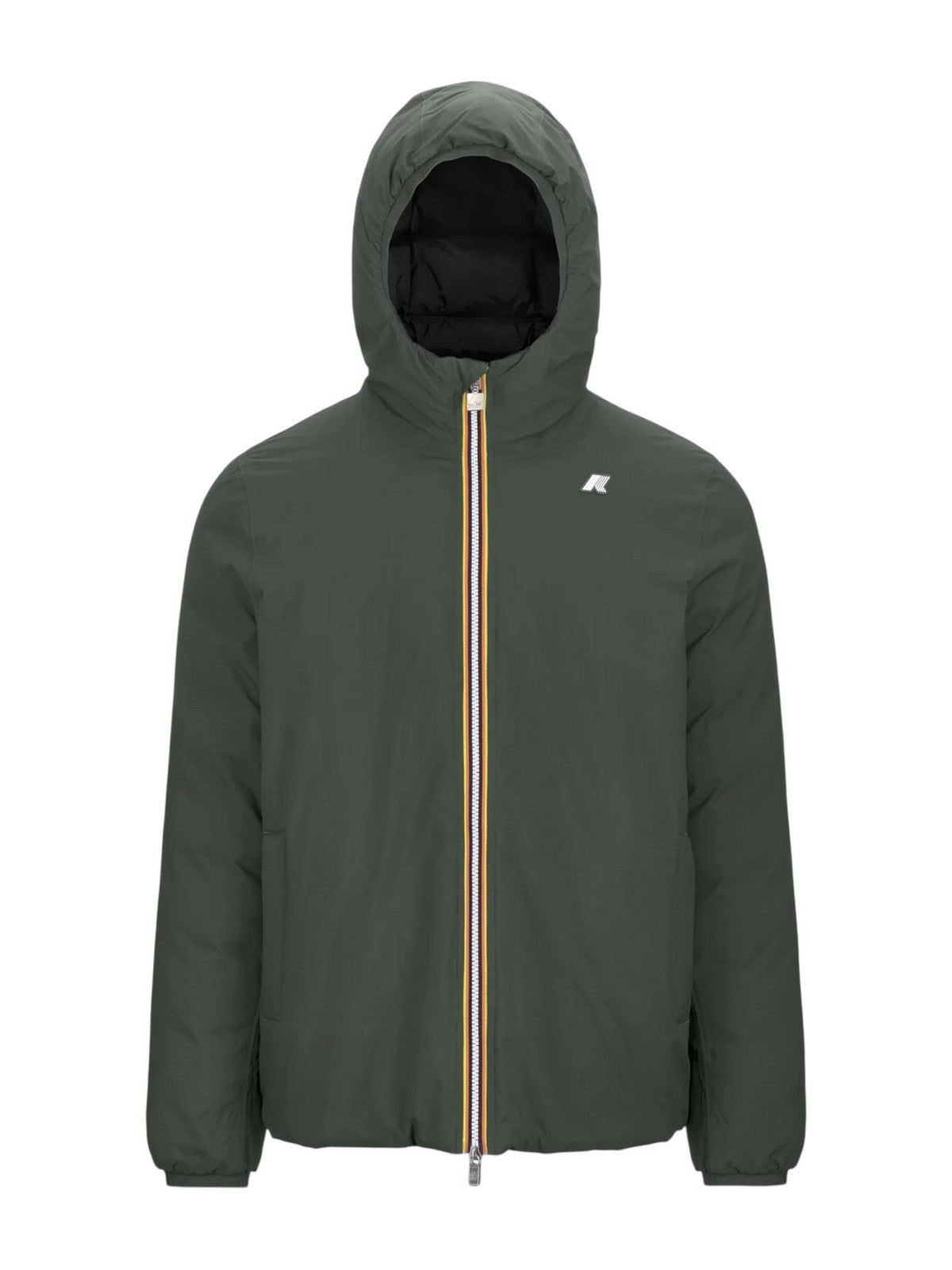 K-WAY Giubbino Uomo JACK ST THERMO DOUBLE K8127WW AF0 GREEN BLACKISH - BL