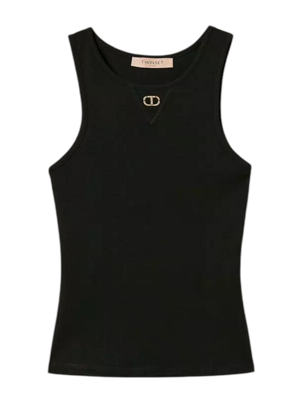 TWINSET Canotta Donna 251TP2550 00006 Nero gioboutiqueweb