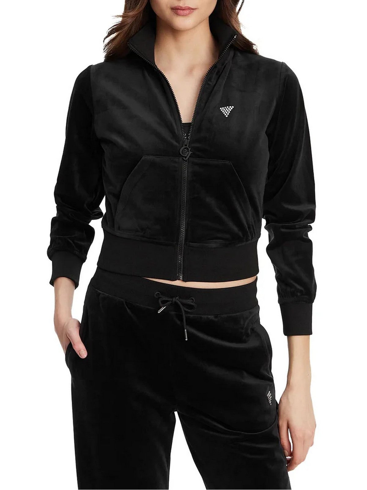 GUESS SPORT Felpa Donna V3BQ22 K0232 JBLK Jet Black A996