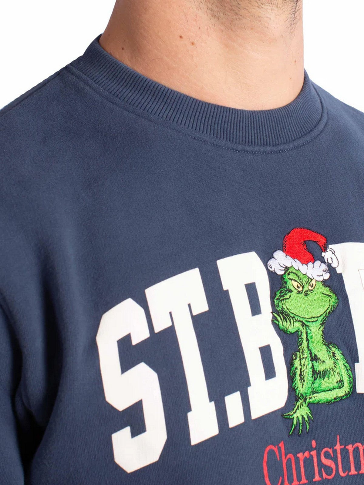 MC2 SAINT BARTH Felpa Uomo SOHO N 01737I SB GRINCH 61 EMB