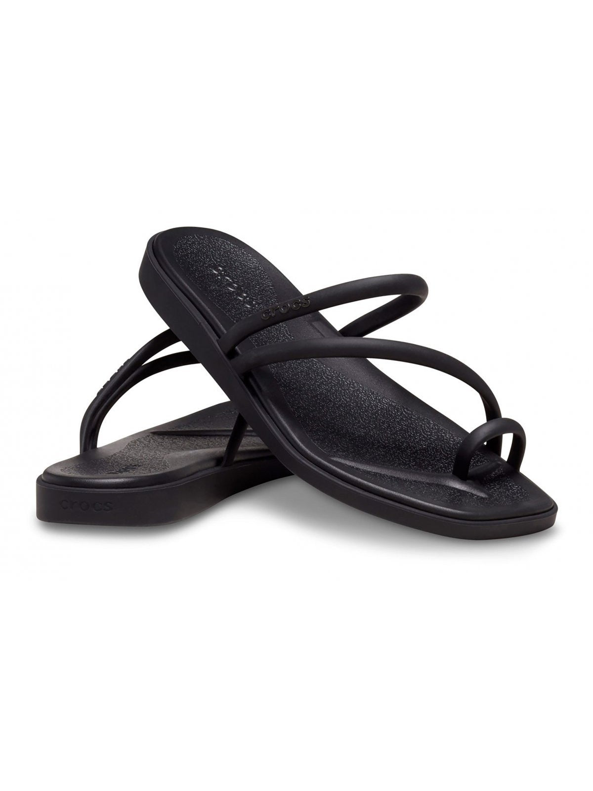 CROCS Sandalo Donna Miami Toe Loop Sandal W 209862 001 BLACK gioboutiqueweb