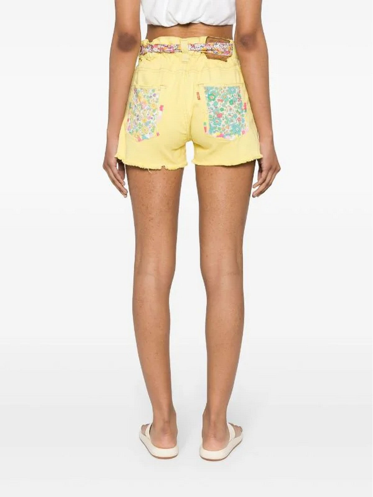 MC2 SAINT BARTH Pantaloncino Donna ARIZONA 04941F Giallo gioboutiqueweb